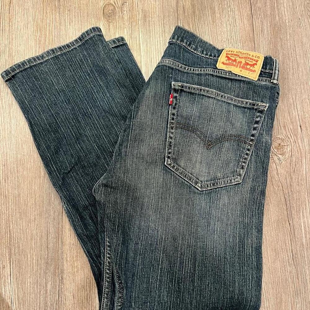 Levis 505 jeans dark wash